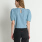 Nation LTD "Cecily" Babydoll Top-Chambray