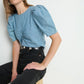 Nation LTD "Cecily" Babydoll Top-Chambray