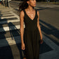 Nation LTD “Celine” Tank Midi Dress - Jet Black