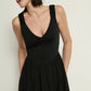 Nation LTD “Celine” Tank Midi Dress - Jet Black