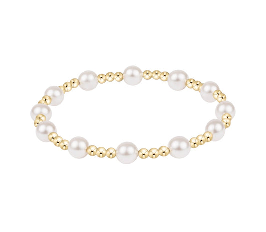 Enewton "Sincerity" Pearl 6mm Bracelet-Gold