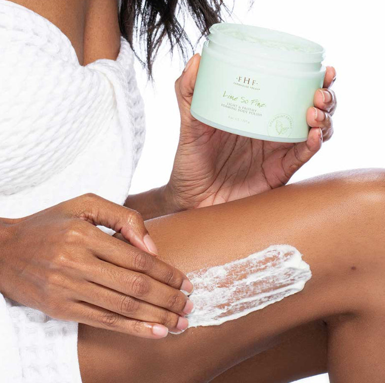 Farmhouse Fresh Lime So Fine® Foaming Body Scrub