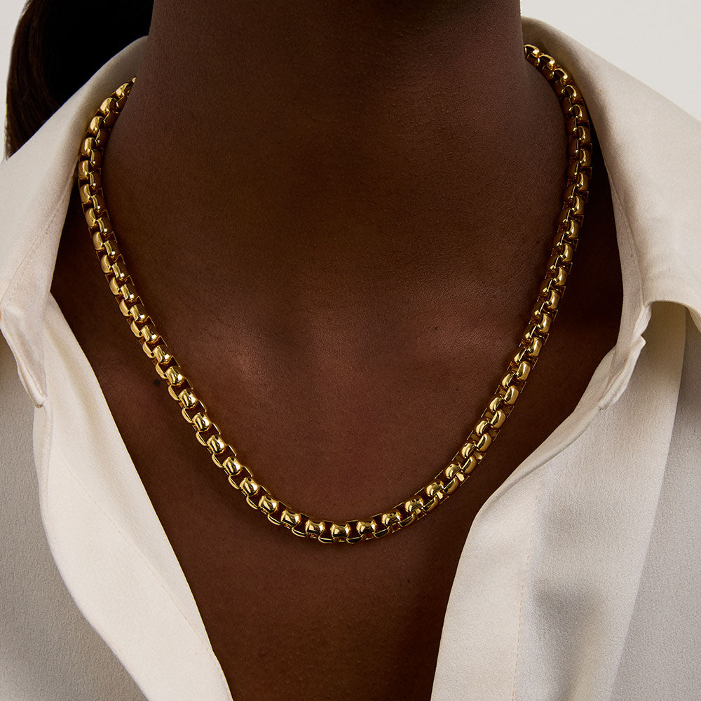 Dean Davidson Large Tokyo 7mm Chain Necklace - Gold