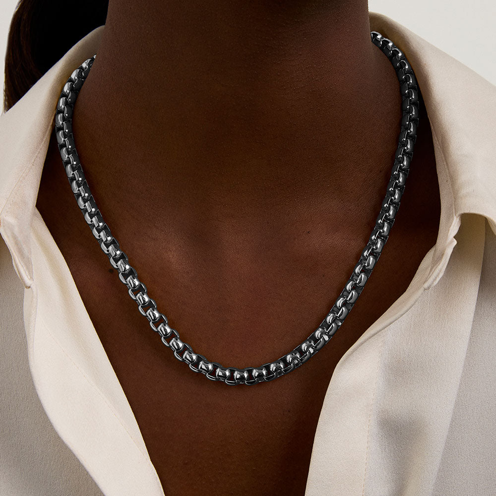 Dean Davidson Large Tokyo 7mm Chain Necklace - Silver