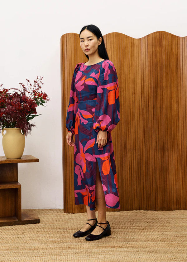 FrNCH Paris "Stendhal" Dress-Geo Flowers