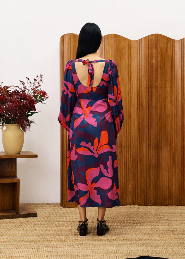 FrNCH Paris "Stendhal" Dress-Geo Flowers
