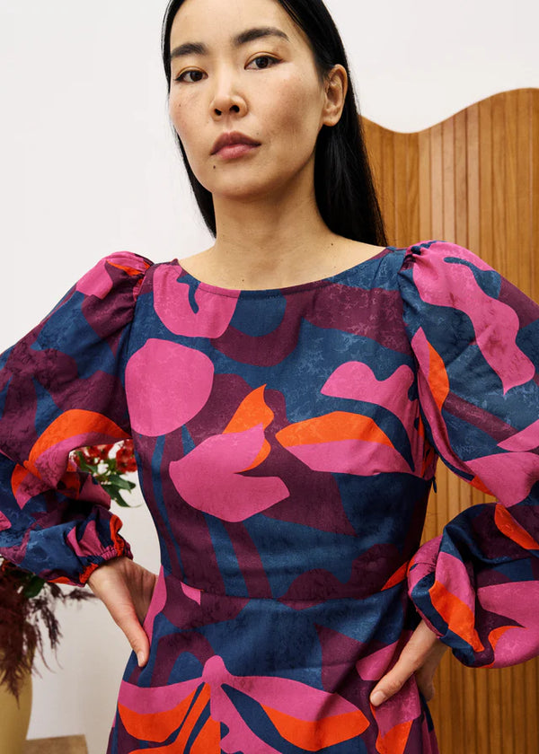 FrNCH Paris "Stendhal" Dress-Geo Flowers