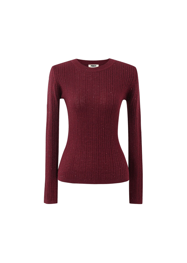 FRNCH Paris Geranium Sweater - Bordeaux