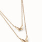 Uno de 50 "Doublefly" Necklace-Gold