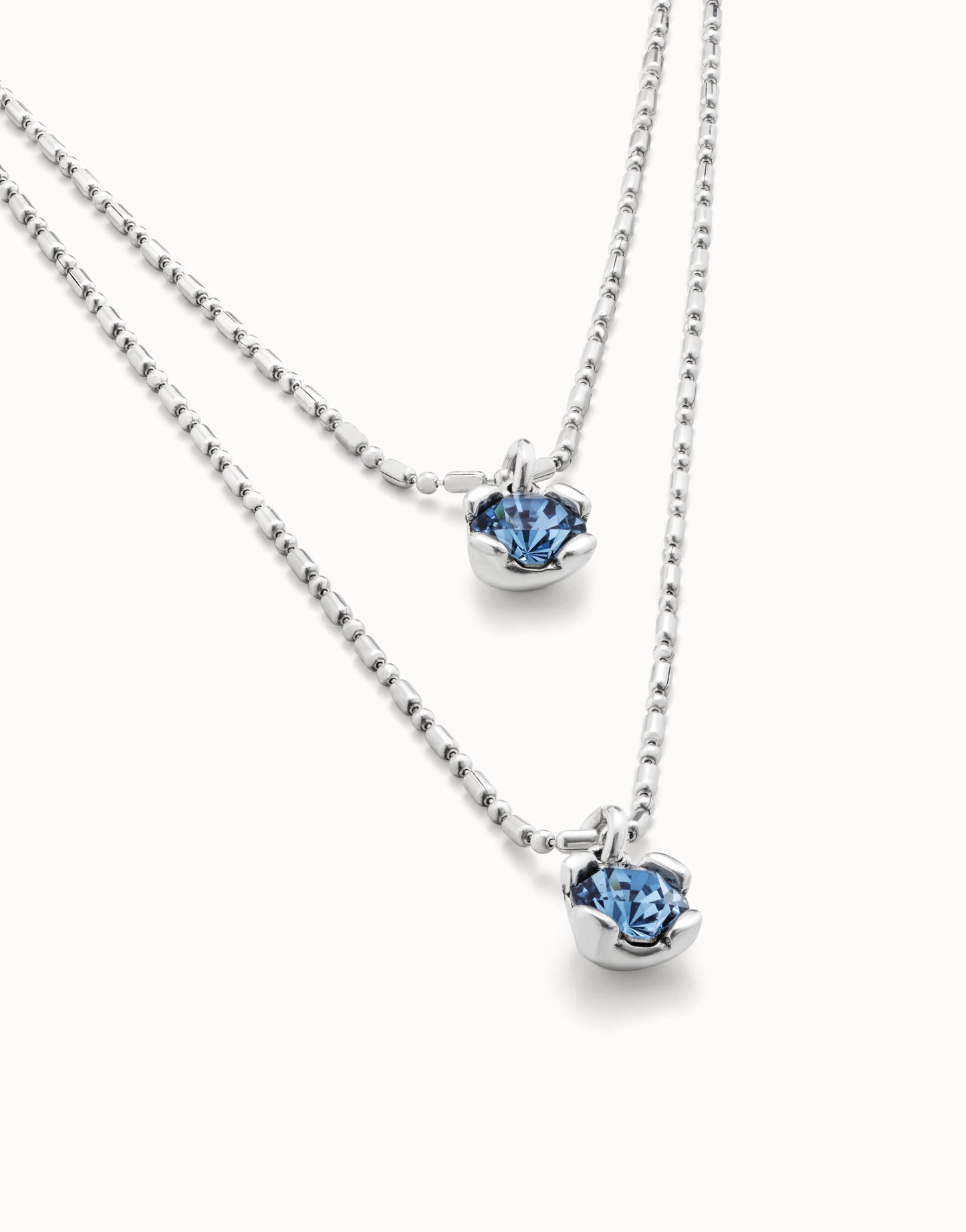 Uno de 50 "Aura Blue" Necklace-Silver