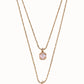 Uno de 50 "Aura Pink" Necklace-Gold