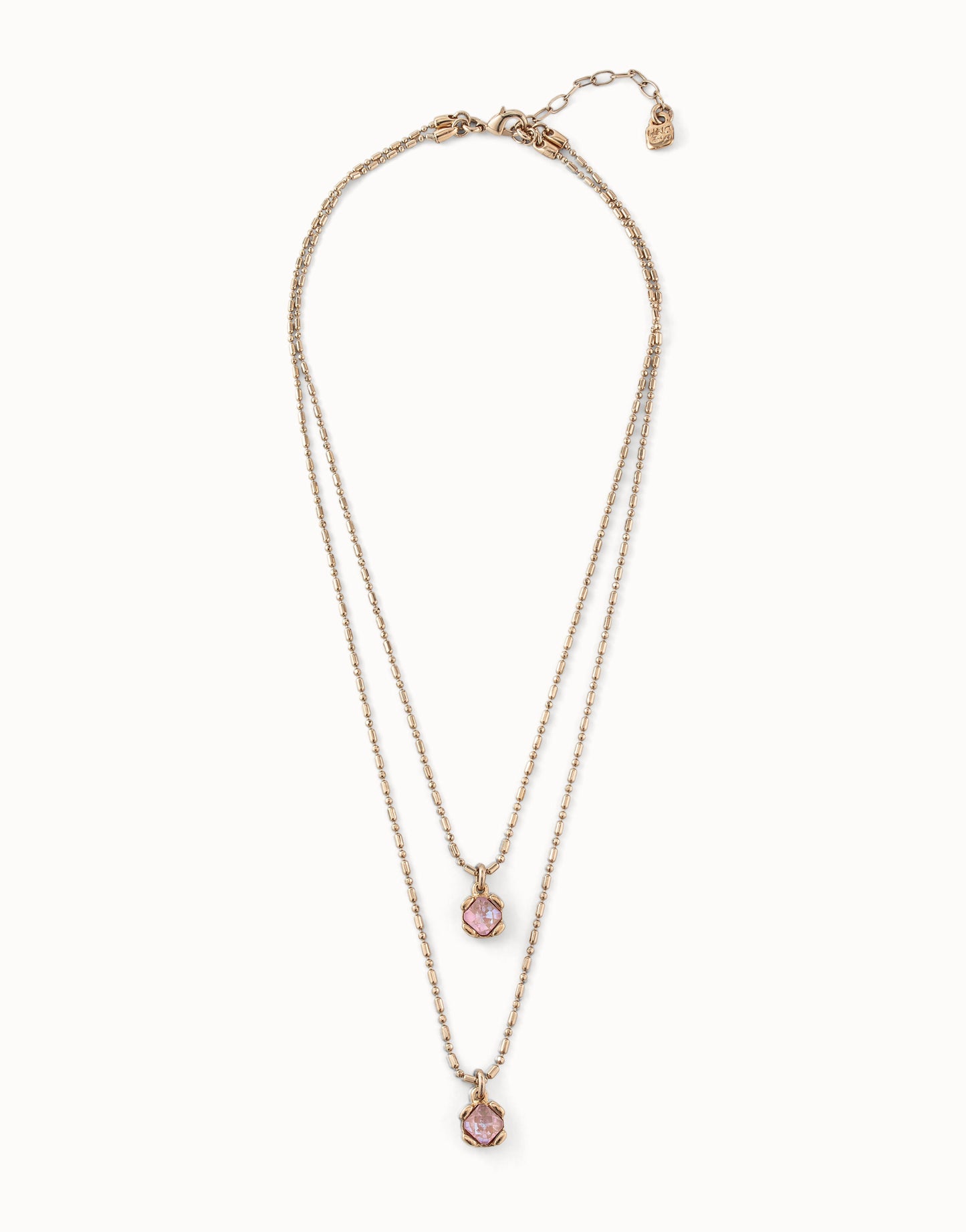 Uno de 50 "Aura Pink" Necklace-Gold