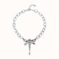 Uno de 50 "To be Rebelled" Dragonfly Necklace-Silver