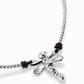 Uno de 50 "To be Rebelled" Dragonfly Short Necklace-Silver