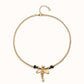 Uno de 50 "To be Rebelled" Dragon Short Necklace-Gold