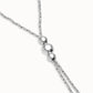 Uno de 50 "Be Fearless" Long Necklace-Silver