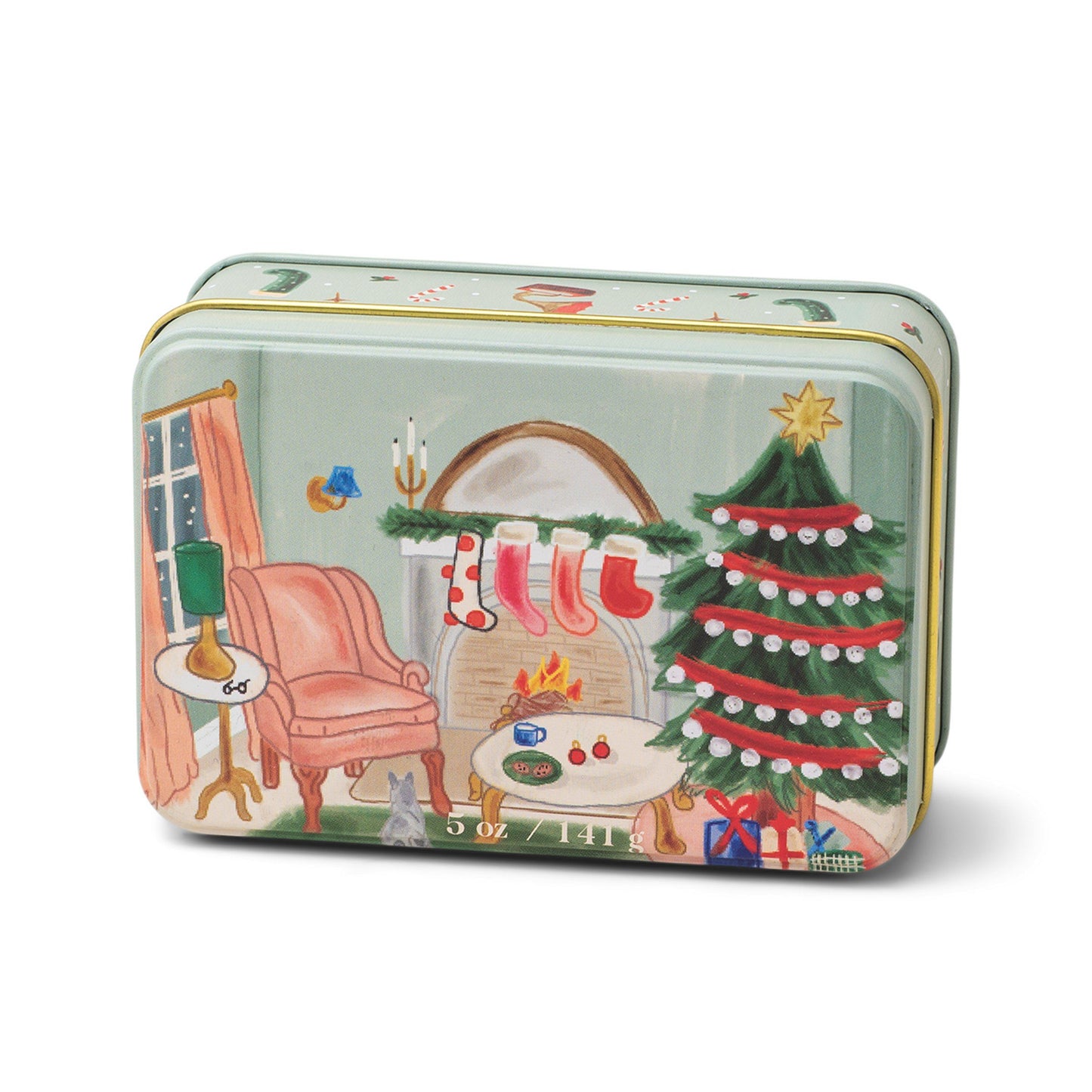 Paddywax Holiday 5oz Candle Tin - Persimmon & Chestnut
