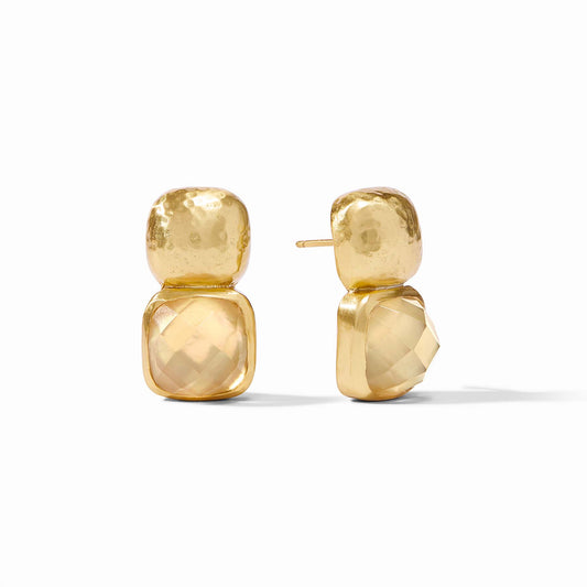 Julie Vos "Catalina" Earring-Iridescent Champagne