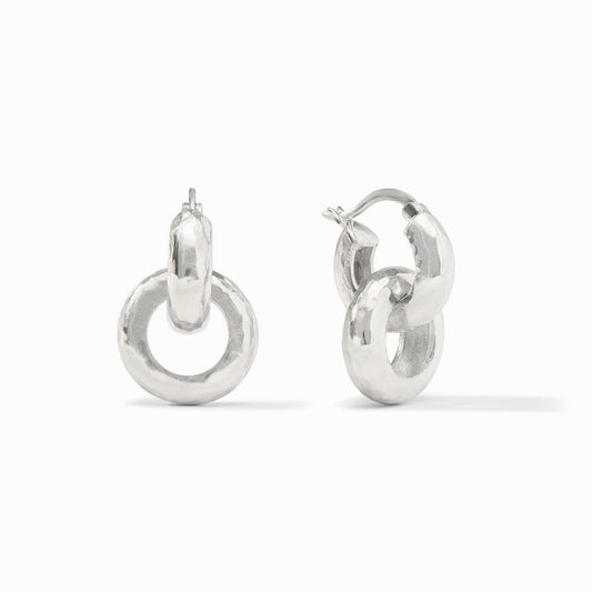 Julie Vos “Catalina” 2-in-1 Earring- Silver- OS