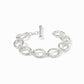 Julie Vos “Catalina” Demi Link Bracelet - Silver