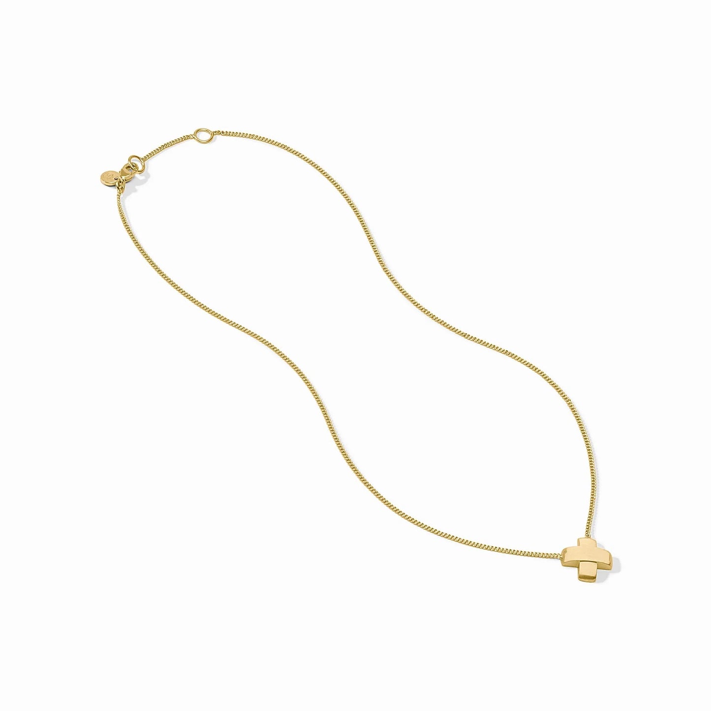 Julie Vos Catalina X Delicate Necklace Gold OS