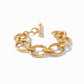 Julie Vos "Catalina" Link Bracelet -Gold Pearl