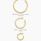 Gorjana Carter Statement Hoops-Gold