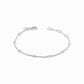 Julie Vos Silver “Celeste” Delicate Bracelet- Clear CZ