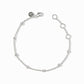 Julie Vos Silver “Celeste” Delicate Bracelet- Clear CZ