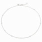 Julie Vos “Celeste” Silver Delicate Station Necklace-CZ