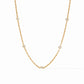 Julie Vos Celeste Delicate Station Necklace Cubic Zirconia OS
