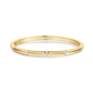 LeMel "Charlotte" CZ Bangle-Gold