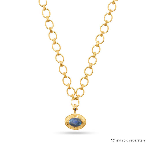 Capucine de Wulf “Cleopatra” Pendant - Blue Labradorite