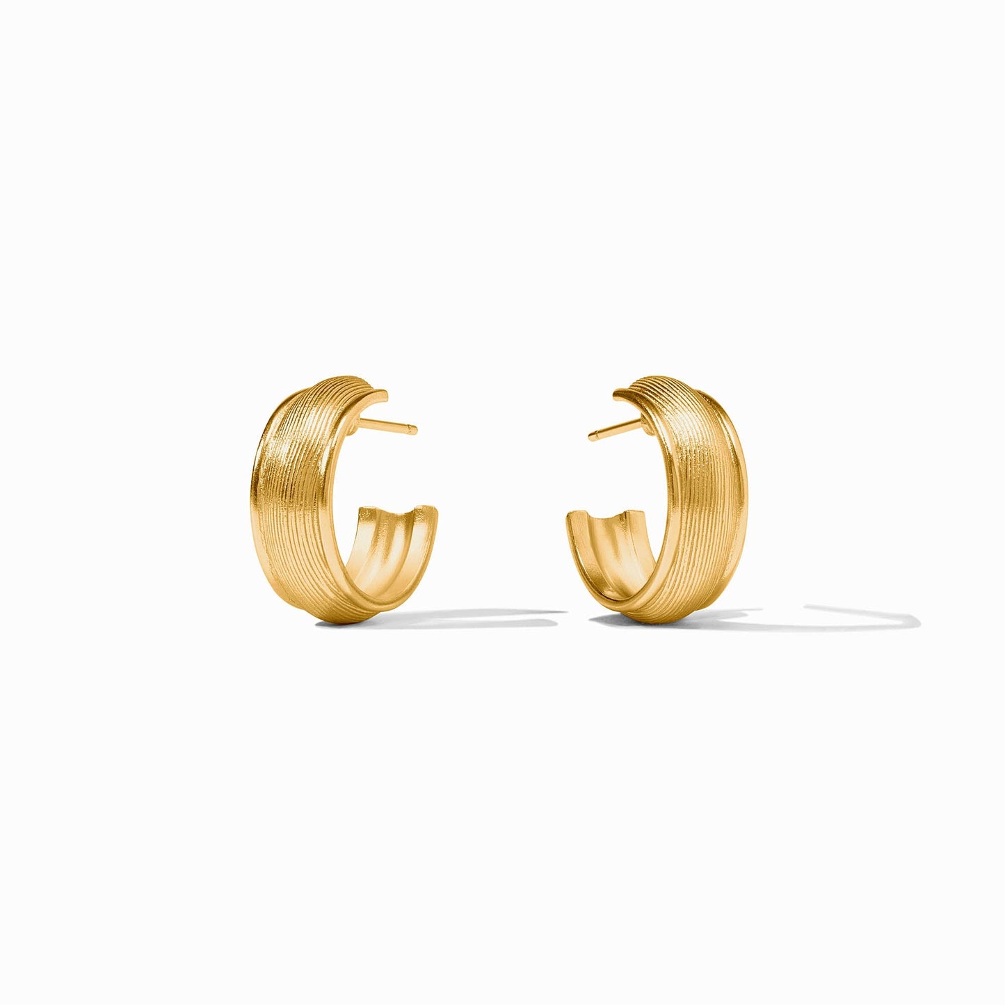 Julie Vos Cobblestone Hoop Earring - Gold