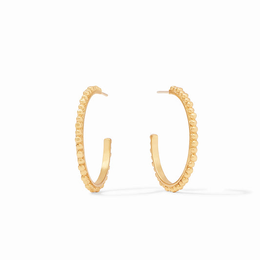 Julie Vos "Colette Bead Hoop Gold"- Medium