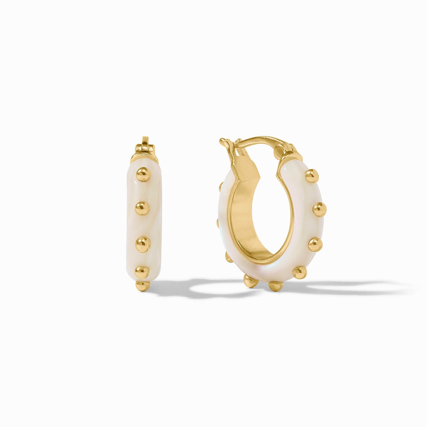 Julie Vos "Colette" 2-in-1 Earring-Alabaster