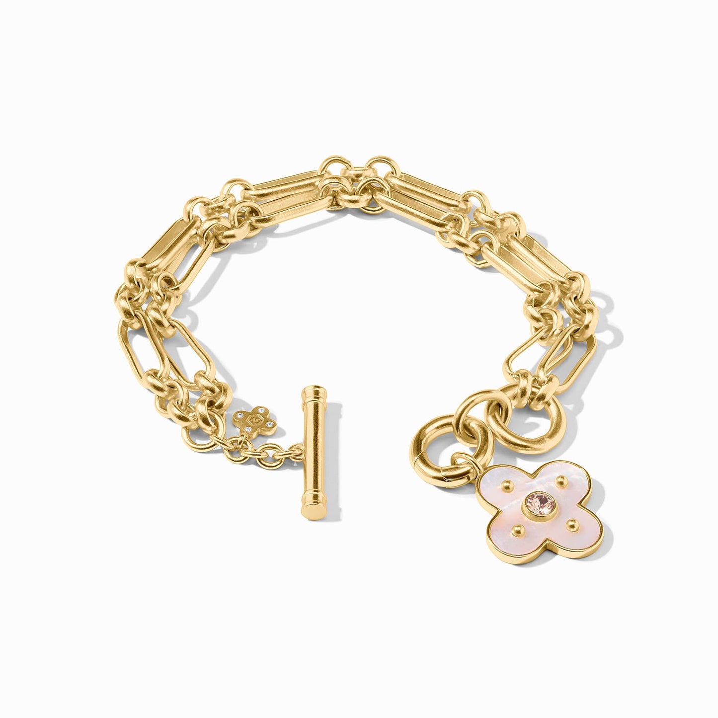 Julie Vos "Colette" Link Bracelet-Champagne