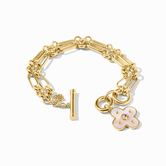 Julie Vos "Colette" Link Bracelet-Champagne