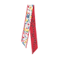 Saturday Silks "Houston Cougars" Skinny Scarf