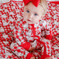 Caden Lane Bamboo Convertible Zipper Romper-Cozy Claus