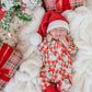 Caden Lane Zipper Footie-Cozy Claus
