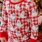 Caden Lane Bamboo Two-Piece Pajama Set-Cozy Claus
