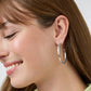 Julie Vos “Crescent” Silver Hoop Earrings -XLarge