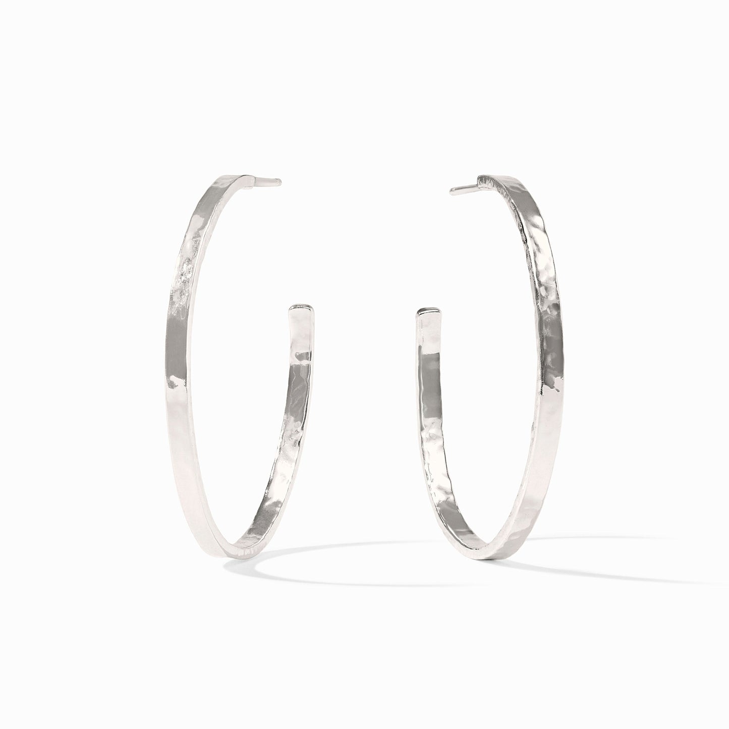 Julie Vos Silver “Crescent” Hoops -Large