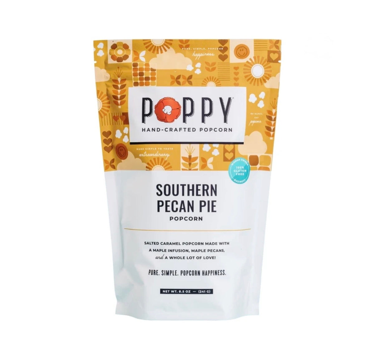 Poppy Popcorn "Southern Pecan Pie" Market Bag