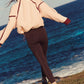 Free People Movement "Mountain High" 1/2 Zip-Pina Colada/Red Velvet