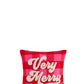 Shiraleah "Very Merry" Plaid Pillow-Red/Pink