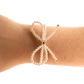 Beaded Blondes "Pearl Bow" Bracelet-Standard 6.75"