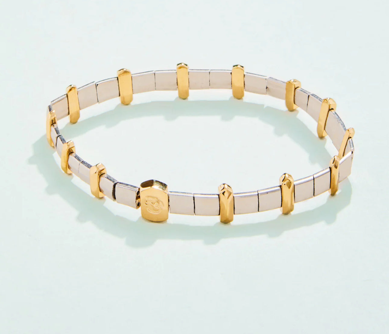 Spartina 449 SP Kerra Stretch Bracelet-Gold/Silver