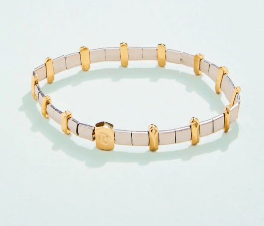 Spartina 449 SP Kerra Stretch Bracelet-Gold/Silver